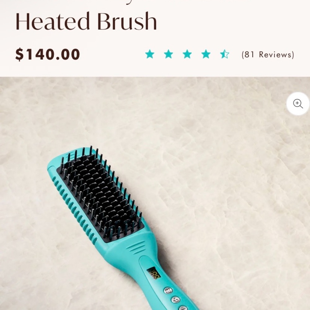 New Moroccan Oil Heated Brush in Teal